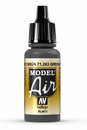 Vallejo 71.263 Green RLM72 Model Air 17ml Bottle