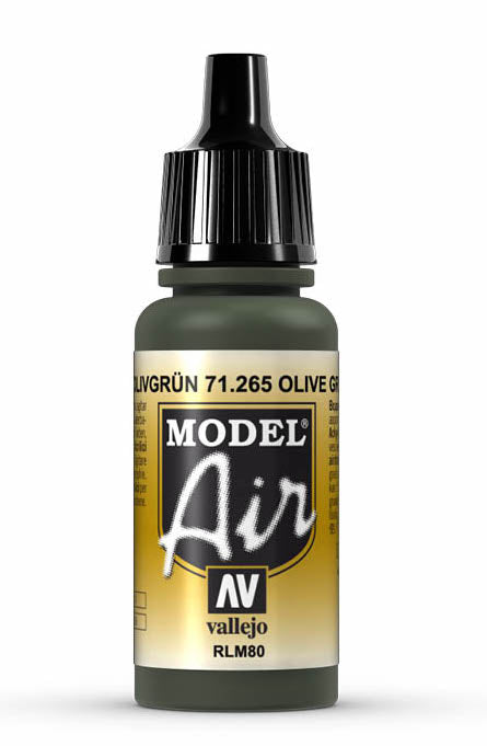 Vallejo 71.265 Olive Green RLM80 Model Air 17ml Bottle