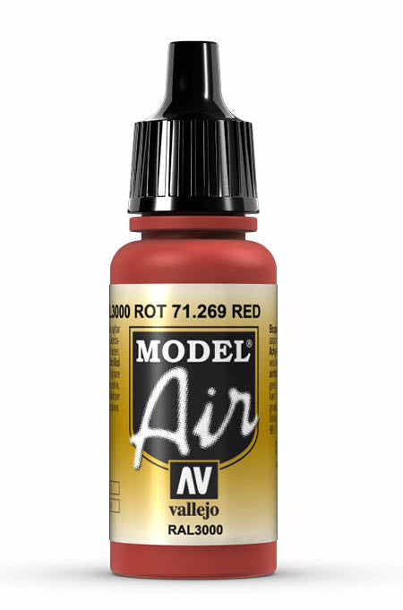 Vallejo 71.269 Red Model Air 17ml Bottle