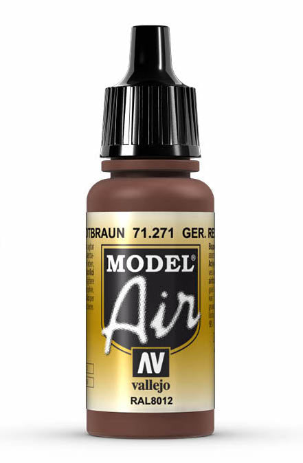 Vallejo 71.271 German Red Brown Model Air 17ml Bottle