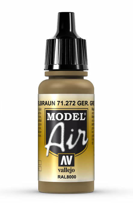 Vallejo 71.272 German Yellow Brown Model Air 17ml Bottle