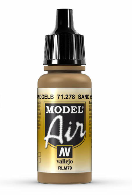 Vallejo 71.278 Sand Yellow RML79 Model Air 17ml Bottle