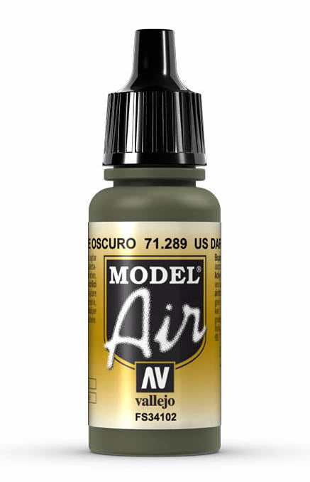 Vallejo 71.289 US Dark Green Model Air 17ml Bottle