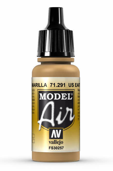 Vallejo 71.291 US Earth Yellow Model Air 17ml Bottle