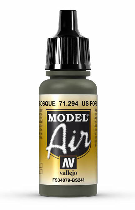 Vallejo 71.294 US Forest Green Model Air 17ml Bottle