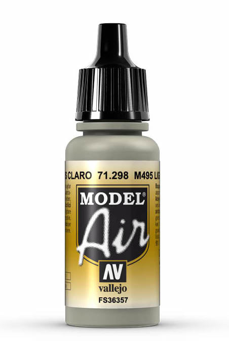 Vallejo 71.298 M495 Light Grey Model Air 17ml Bottle