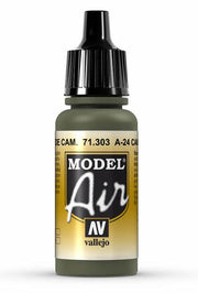 Vallejo 71.303 A-24M Camouflage Green Model Air 17ml Bottle