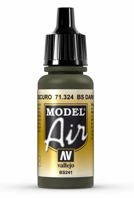 Vallejo 71.324 BS Dark Green Model Air 17ml Bottle