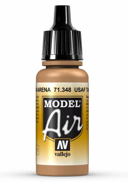 Vallejo 71.348 USAF Tan Model Air 17ml Bottle