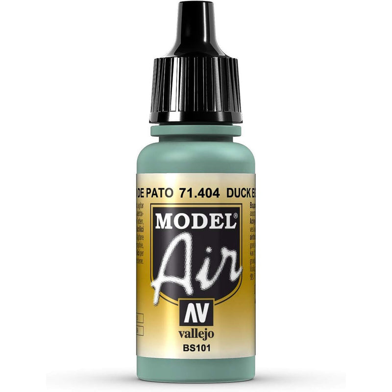 Vallejo 71.404 Model Air Acrylic Airbrush Paint N.1 Sky / Duck Egg Blue 17ml Bottle