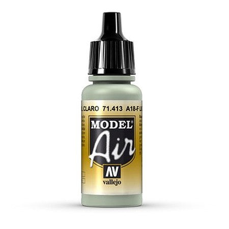 Vallejo 71.413 Model Air Acrylic Airbrush Paint A-18F Light Blue 17ml Bottle