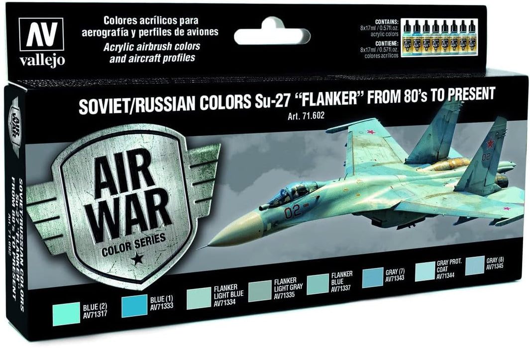 Vallejo 71.602 Model Air Acrylic Airbrush Paint Soviet/Russian Su27 Flanker 80's to Present
