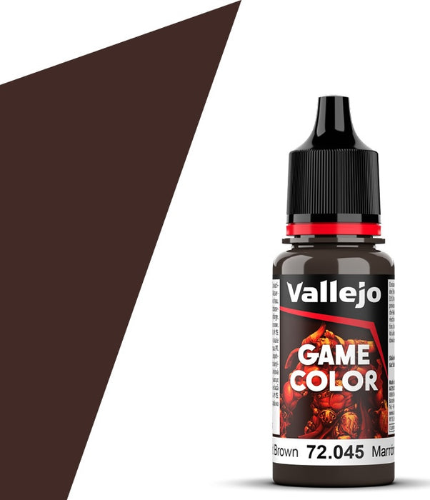 Vallejo 72.045 Game Color Charred Brown 18ml