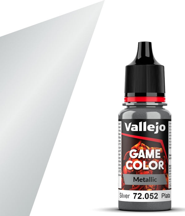 Vallejo 72.052 Game Color Metallic Silver 18ml