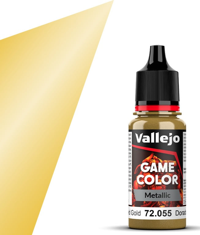 Vallejo 72.055 Game Color Metallic Polished Gold 18ml