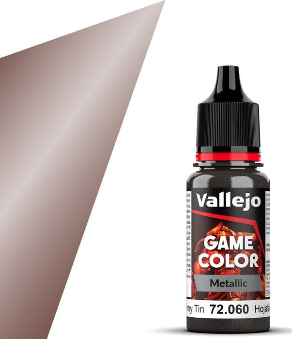 Vallejo 72.060 Game Color Metallic Tinny Tin 18ml