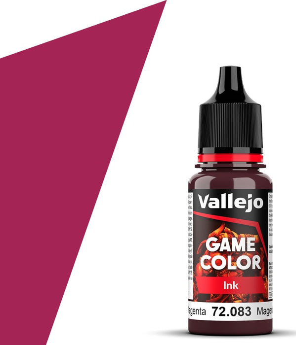 Vallejo 72.083 Game Color Magenta Ink 18ml