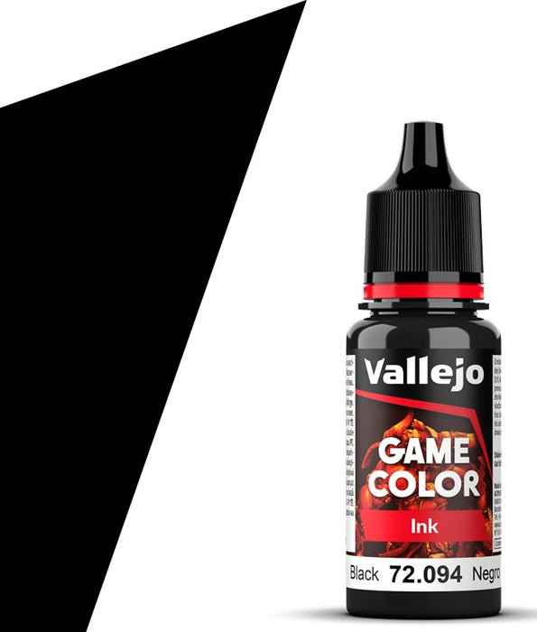 Vallejo 72.094 Game Color Black Ink 18ml