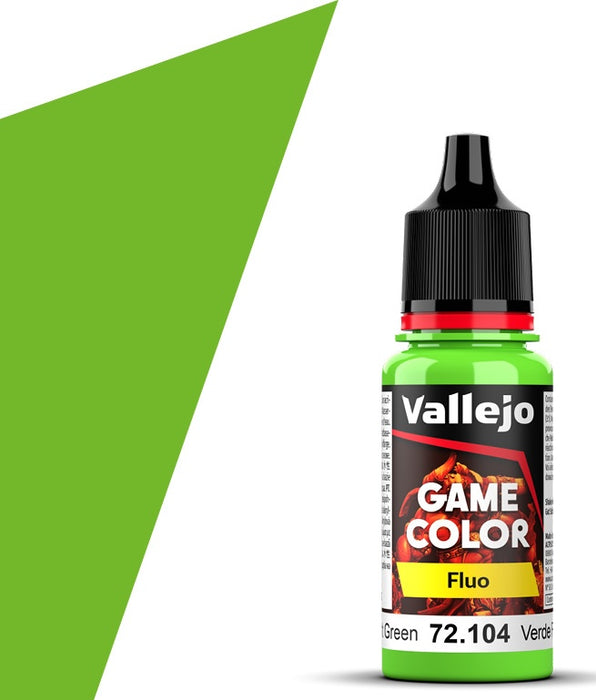Vallejo 72.104 Game Color Fluorescent Green 18ml