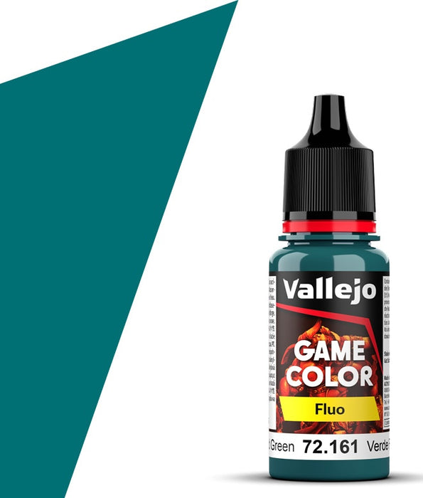Vallejo 72.161 Game Color Fluorescent Cold Green 18ml
