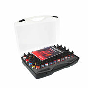 Vallejo 72.180 Game Color Foundation 80 Color Paint Set in Storage Case