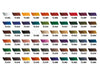Vallejo 72.184 Express Color Artist Selection 60 Color Set in Case
