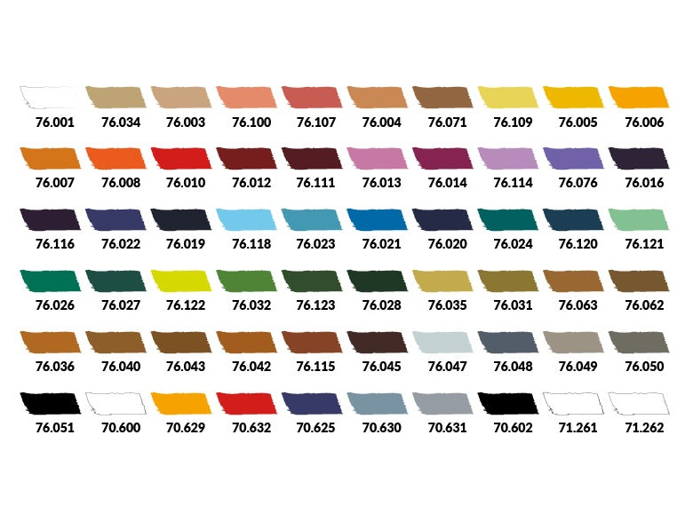 Vallejo 72.185 Game Air Case Creative Collection 58 Color Set in Case
