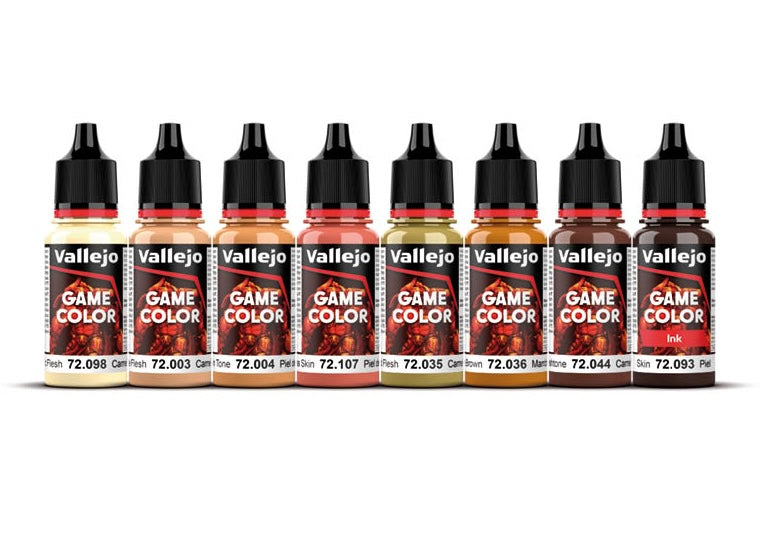 Vallejo 72.187 Game Color New Skin Tones Set