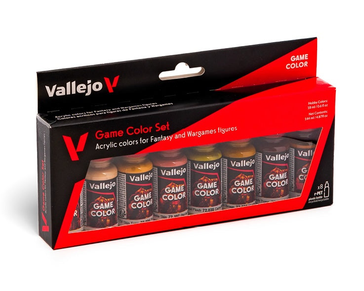 Vallejo 72.187 Game Color New Skin Tones Set