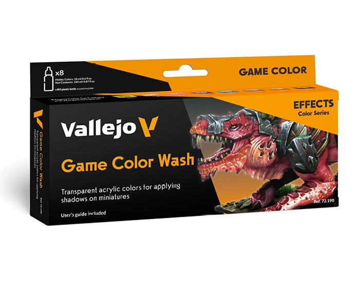 Vallejo 72.190 Game Color New Wash Set
