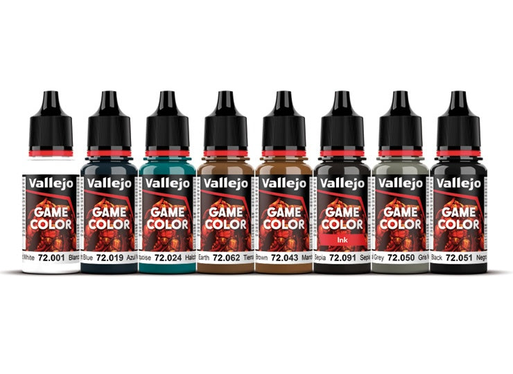 Vallejo 72.193 Game Color New Non Metallic Metal Set