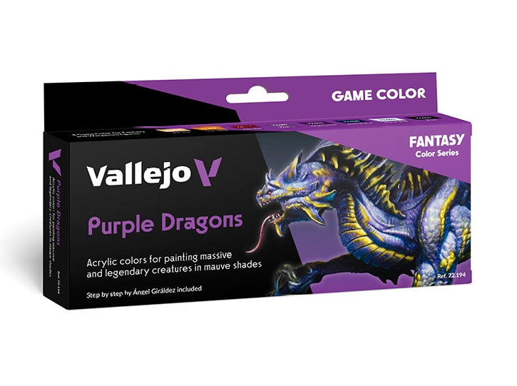 Vallejo 72.194 Game Color New Purple Dragons Set