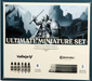 Vallejo 72.206 Ultimate Miniature 6 Color Paint Set with 5 Brushes