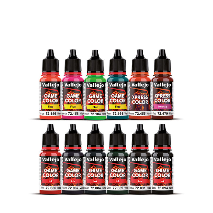 Vallejo 72.207 Squidmar Mini Special Effects 12 Color Paint Set
