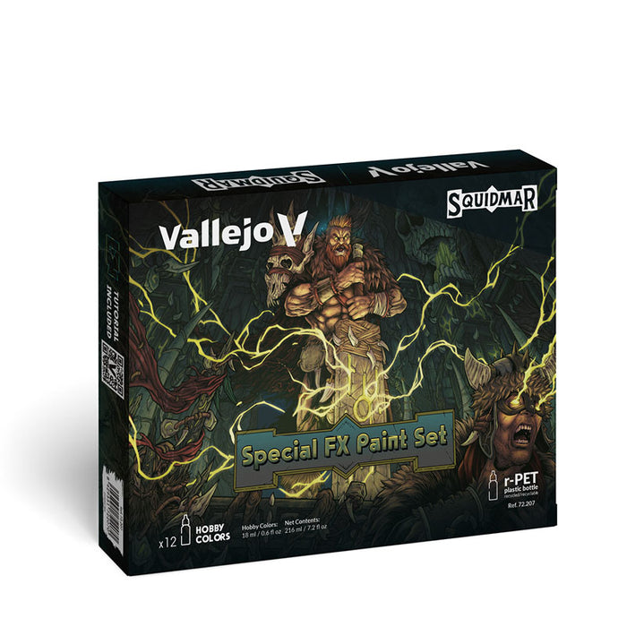 Vallejo 72.207 Squidmar Mini Special Effects 12 Color Paint Set