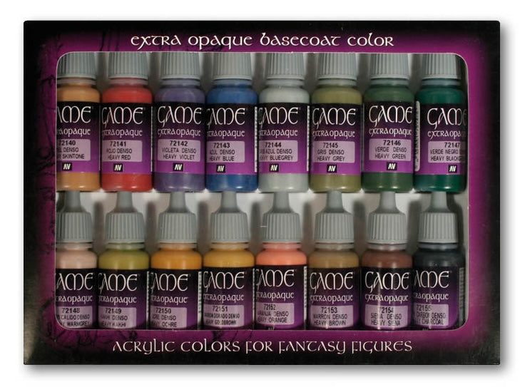Vallejo 72.290 Game Color Extra Opaque 16 Color Set