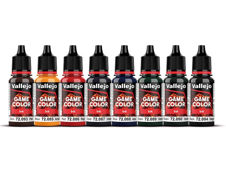 Vallejo 72.296 Game Color Game Inks 8 Color Set
