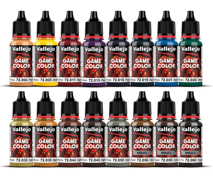 Vallejo 72.298 Game Color Advanced 16 Color Set