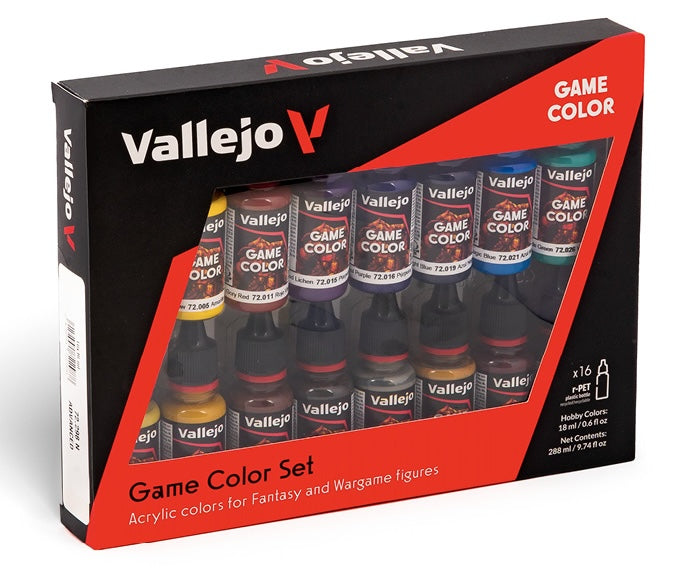 Vallejo 72.298 Game Color Advanced 16 Color Set