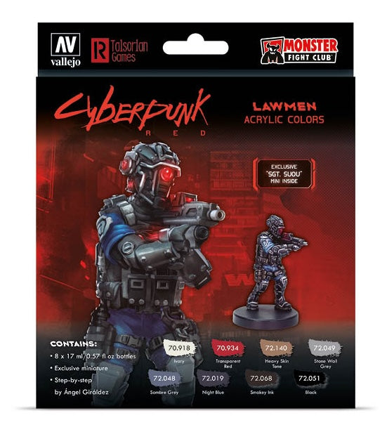 Vallejo 72.308 Game Color Lawman 8 Color Set