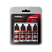 Vallejo 72.377 Red (Base, Shadow, Light) Game Color 4 Color Paint Set