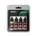 Vallejo 72.384 Green (Base, Shadow, Light) Game Color 4 Color Paint Set