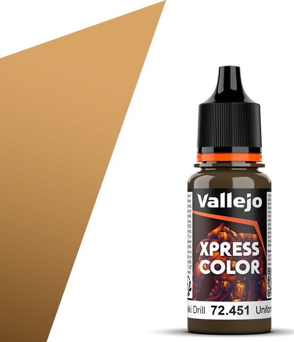 Vallejo 72.451 Express Color Khaki Drill 18ml