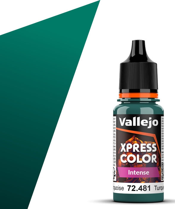 Vallejo 72.481 Express Color Heretic Turquoise 18ml