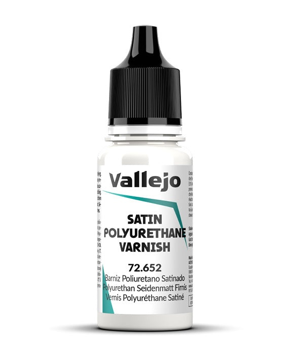 Vallejo 72.652 Polyurethane Satin Varnish 18ml