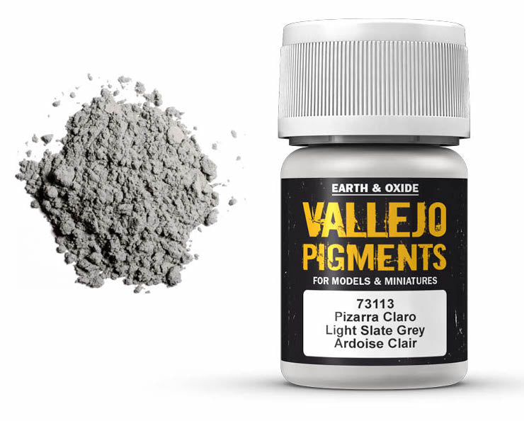 Vallejo 73.113 Light Slate Grey Pigment Powder 35ml Bottle