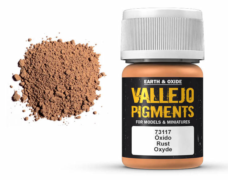 Vallejo 73.117 Rust Pigment Powder 35ml Bottle