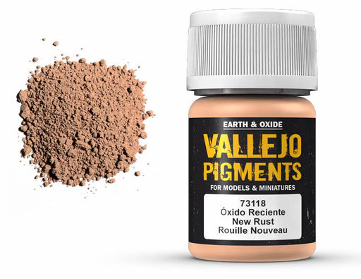 Vallejo 73.118 Fresh Rust Pigment Powder 35ml Bottle