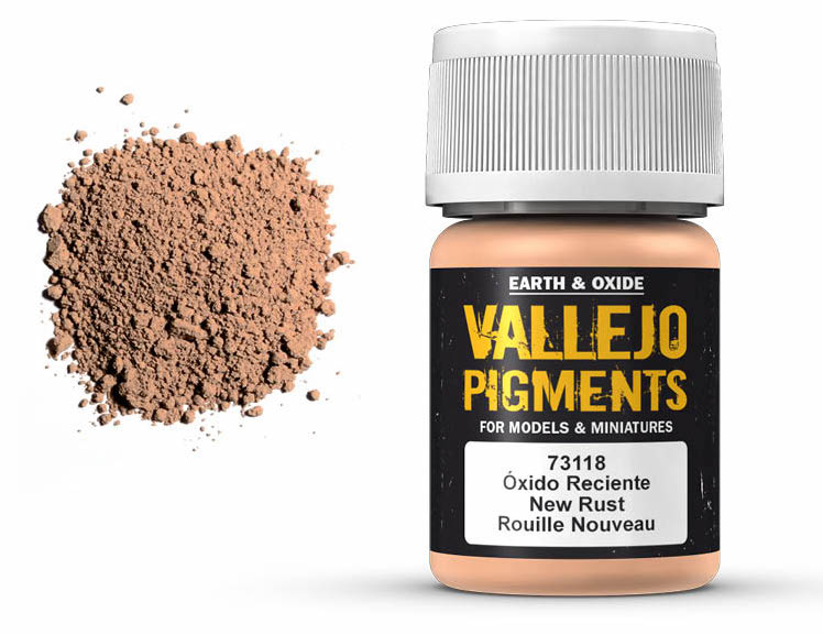 Vallejo 73.118 Fresh Rust Pigment Powder 35ml Bottle