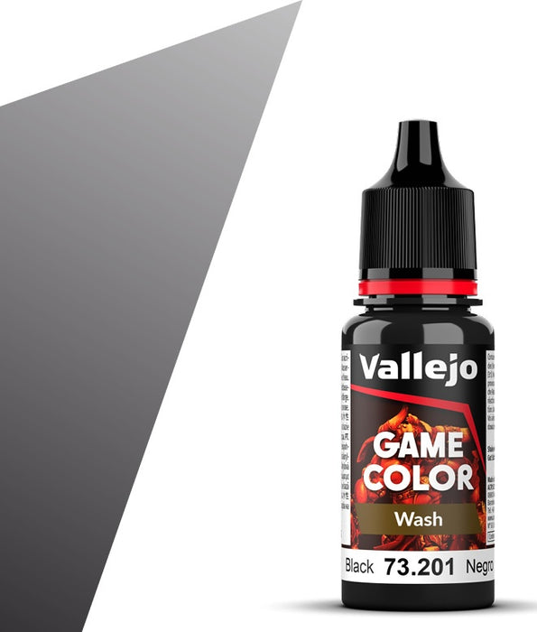 Vallejo 73.201 Game Color Black Wash 18ml